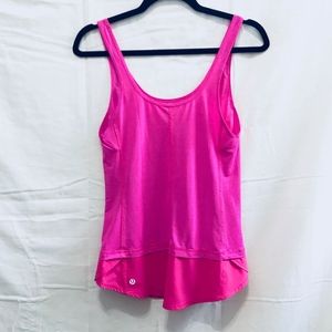 Hot pink Lululemon tank